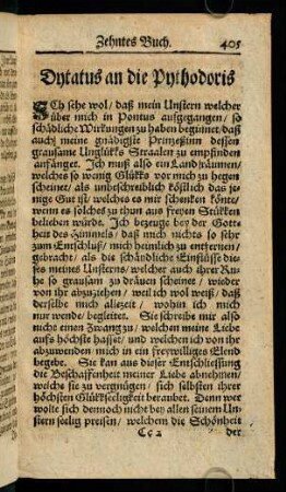 405-419, Dytatus an die Pythodoris