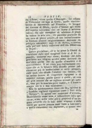 Lettera Del Sig. Abate Testa.