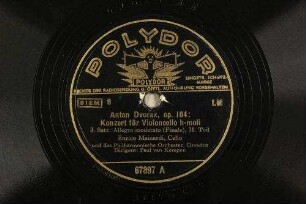Konzert für Violoncello h-moll: op. 104 : 3. Satz: Allegro moderato (Finale), II. Teil