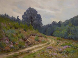 Feldweg am Wald