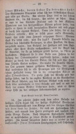 Das Grab des hl. Bonifacius