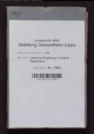 Katasterverwaltung, Band 4