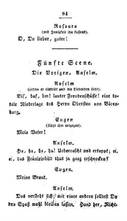Fünfte Scene - Achte Scene