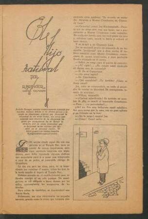 El hijo natural : Ilustró Ocampo