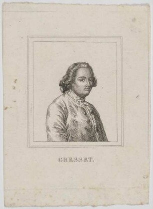 Bildnis des Jean-Baptiste Louis Gresset