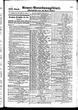 455.Ausgabe. Samstag, 17. April 1915