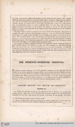 Die Römisch-Dorische Ordnung