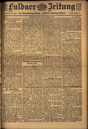 Ausgabe vom Mittwoch, den 24. Januar 1900.