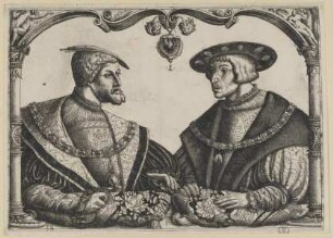 Doppelbildnis des Kaisers Karl V. und seines Bruders Ferdinand I.