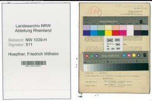 Entnazifizierung Friedrich Wilhelm Hoepfner , geb. 06.06.1897 (Angestellter)
