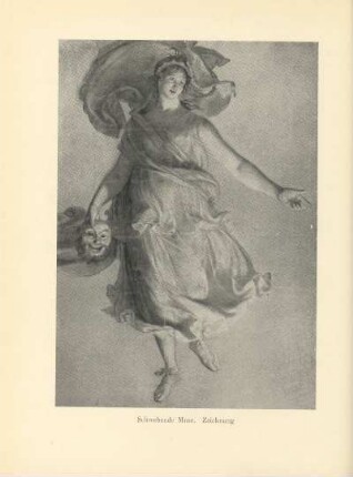 Schwebende Muse