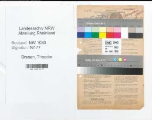 Entnazifizierung Theodor Dresen , geb. 10.05.1912 (Polizeibeamter)