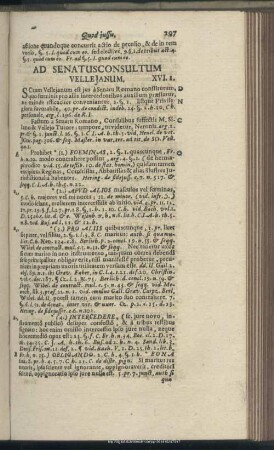 Liber XVI. Ad Senatusconsultum Velle Ianum