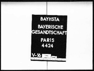 Burckard, Marie, aus Ludwigshafen, Hausangestellte in Paris