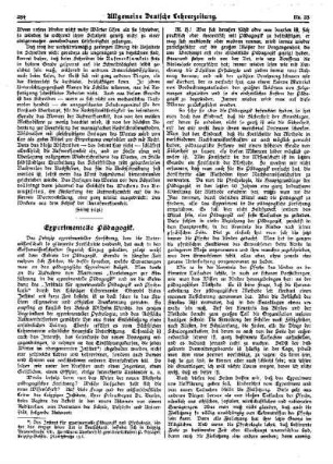 Experimentelle Pädagogik