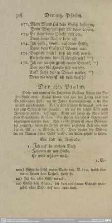 Der 120. Psalm