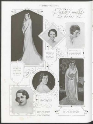 Nuestro mundo aristocrático - Las bodas del mes de Mayo