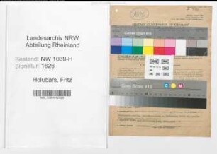 Entnazifizierung Fritz Holubars , geb. 15.10.1895 (Steuerberater)