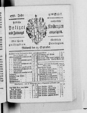 37tes Stück., Ausgabe vom 13. September 1786