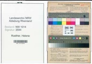 Entnazifizierung Helene Roether , geb. 05.04.1885 ()