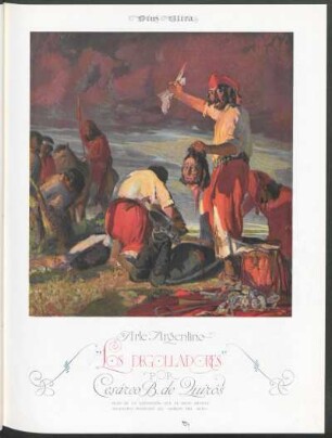 Arte argentino - "Los degolladores", óleo