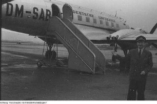 Dresden. Lufthansa Flugverkehr, 1957