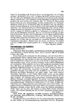 Psychopathologie und Psychiatrie