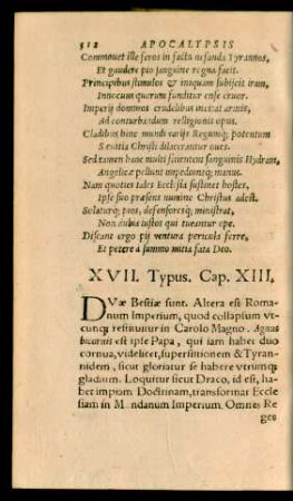 XVII. Typus. Cap. XIII.