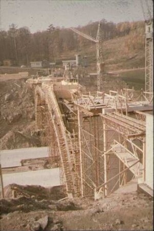 Bauwerk H 62,5, Reisberg-Überführung, Lehrgerüst