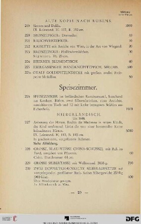 Speisezimmer (Nr. 226-325)