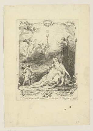 Beweinung Christi mit Hostie (Nobis datus, nobis natus)