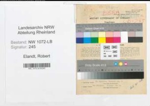 Entnazifizierung Robert Elandt , geb. 13.08.1895 (Polizist)