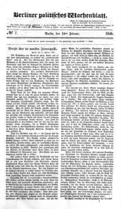 No 7, 13. Februar 1836