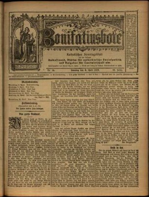 Ausgabe vom Sonntag, den 06. April 1919.