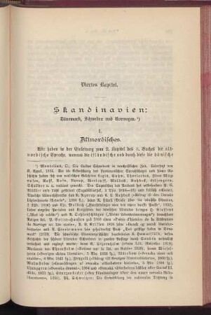 Viertes Kapitel. Skandinavien: Dänemark, Schweden und Norwegen.