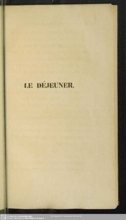 Le Déjeuner