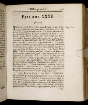 Psalmus XXXII. - Psalmus XXXIII.