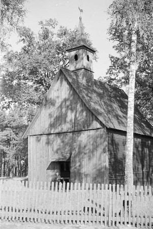 Hölzerne Kirche in Sprey : Drjewjana cyrkwička w Sprjowjach : Sprey / Sprjowje