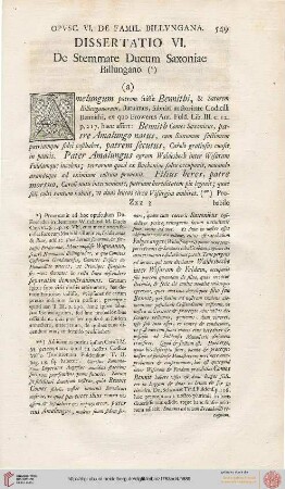 Dissertatio VI