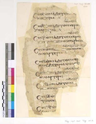 [Ordo] : Fragm. copt. Pischoi Lect. Frag. 37