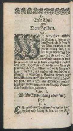 Der Erste Theil Von Den Sylben.