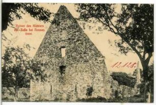 Altzella. Klosterruinen, Giebel