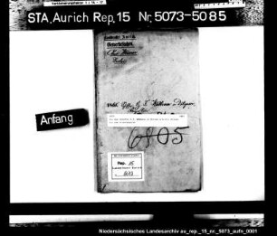 Die dem Schiffer H.F. Wübbena in Ditzum erteilte Erlaubnis zum Seilergewerbe