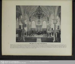 Das Innere der neuen Johanniskirche