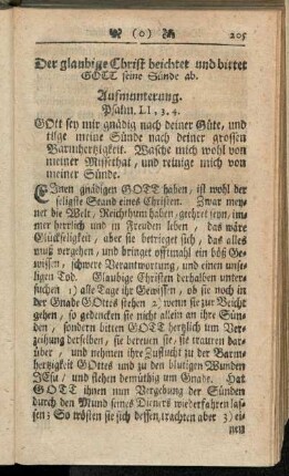 Der glaubige Christ beichtet und bittet Gott seine Sünde ab.