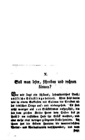 Soll man lesen, schreiben und rechnen können?