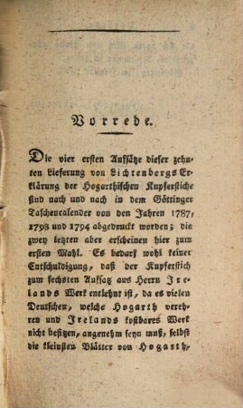 G. C. Lichtenberg's ausführliche Erklärung der Hogarthischen Kupferstiche. 10, Mit Zusätzen nach den Schriften der englischen Erklärer