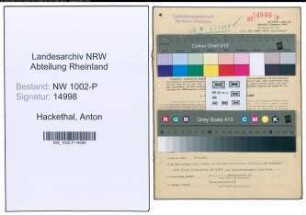 Entnazifizierung Anton Hackethal , geb. 04.05.1910 (Angest.)