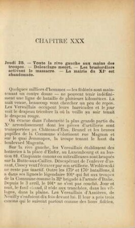 Chapitre XXX