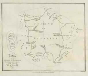 A map of the island of Billiton